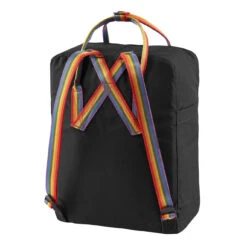 Fjallraven Kanken Classic Backpack Black Rainbow Pattern -Quality Clothing Store Fjallraven Kanken Classic Backpack Black Rainbow Pattern Fjallraven Kanken Bags 1656079634