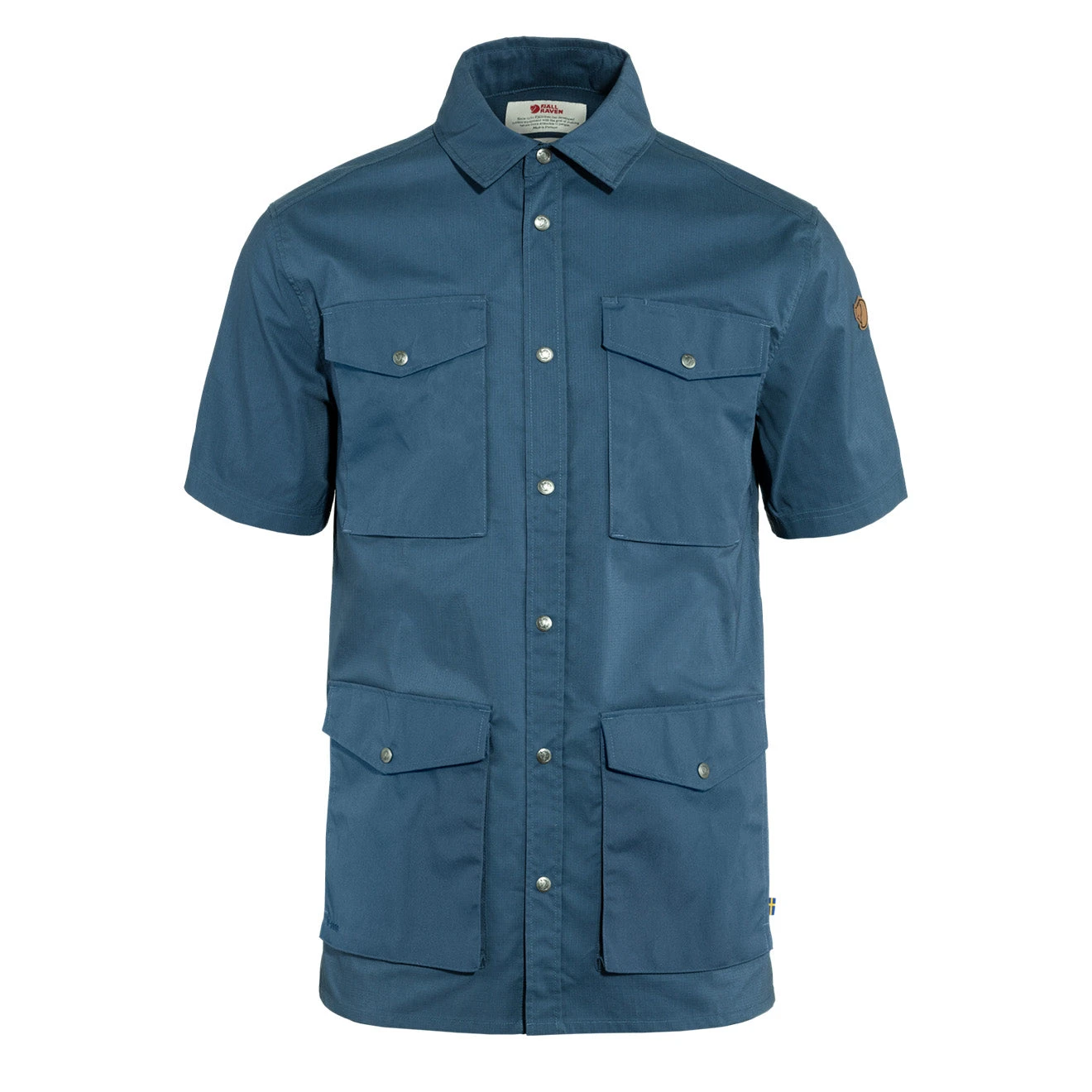 Fjallraven Raven SS Shirt Indigo Blue 1 Fjallraven Raven SS Shirt Indigo Blue