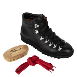 Fracap M127 Double Collar Boot Black -Quality Clothing Store Fracap M127 Double Collar Boot Black 23177 08