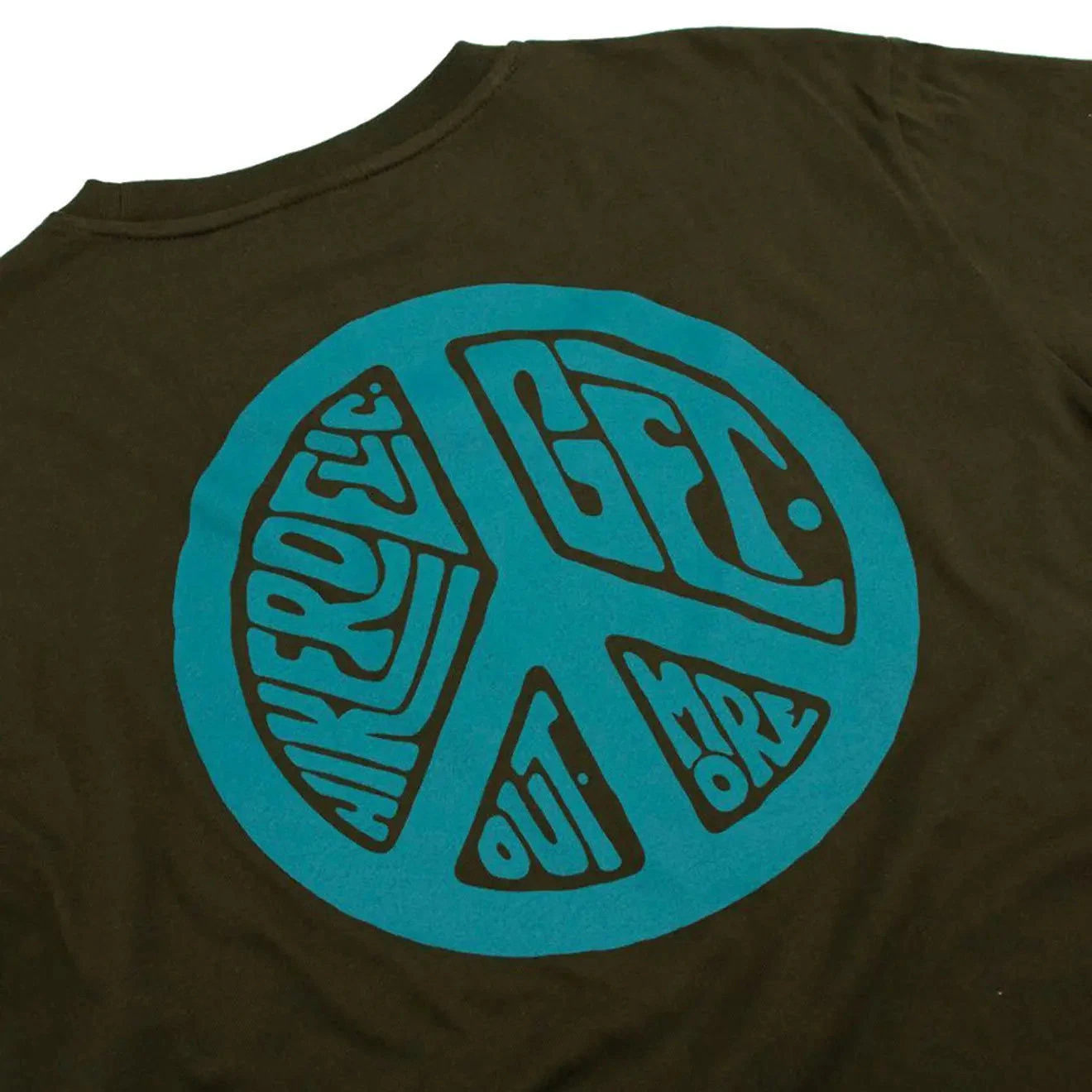 Hikerdelic Peace Short Sleeve T-Shirt Khaki 3 Hikerdelic Peace Short Sleeve T-Shirt Khaki - Image 3