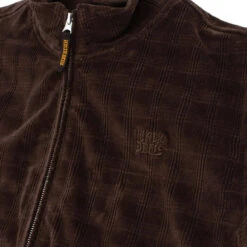 Hikerdelic Plaid Corduroy Track Jacket Brown -Quality Clothing Store Hikerdelic Plaid Corduroy Track Jacket Brown Hikerdelic 1658741658