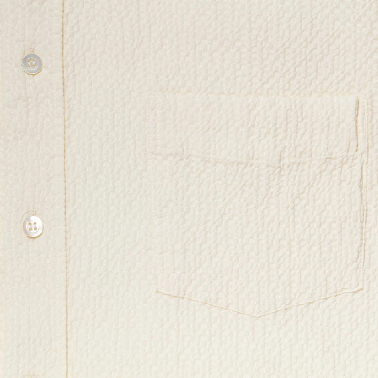 La Paz Ribeiro Shirt Ecru Seersucker 3 La Paz Ribeiro Shirt Ecru Seersucker - Image 3