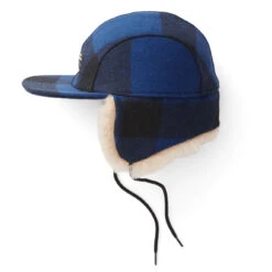Filson Double Mackinaw Cap Cobalt / Black -Quality Clothing Store Mackinaw Cap Cobalt black 2