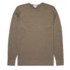 Sunspel Merino Crew Neck Knit Caper