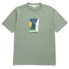 Norse Projects Johannes Collage T-Shirt Dried Sage Green