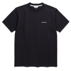 Norse Projects Johannes Standard Logo SS T-Shirt Black