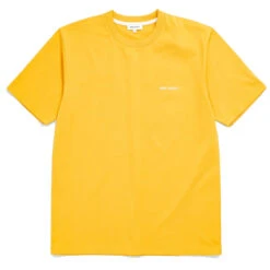 Norse Projects Johannes Standard Logo SS T-Shirt Industrial Yellow