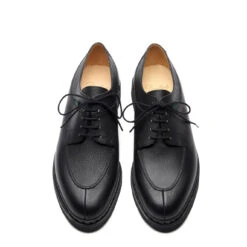 Paraboot Avignon Shoe Grained Black Leather -Quality Clothing Store Paraboot Avignon Shoe Grained Black Leather 27054 5