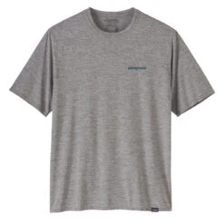 Patagonia Capilene Cool Daily Graphic Shirt Boardshort Logo Abalone Blue: Feather Grey