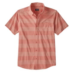 Patagonia Lightweight Bluffside Shirt Boll Stripe/Mellow Melon