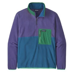 Patagonia Microdini 1/2 Zip Pullover Fleece Bayou Blue
