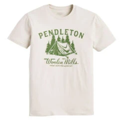 Pendleton Campsite Graphic Tee Sand / Green