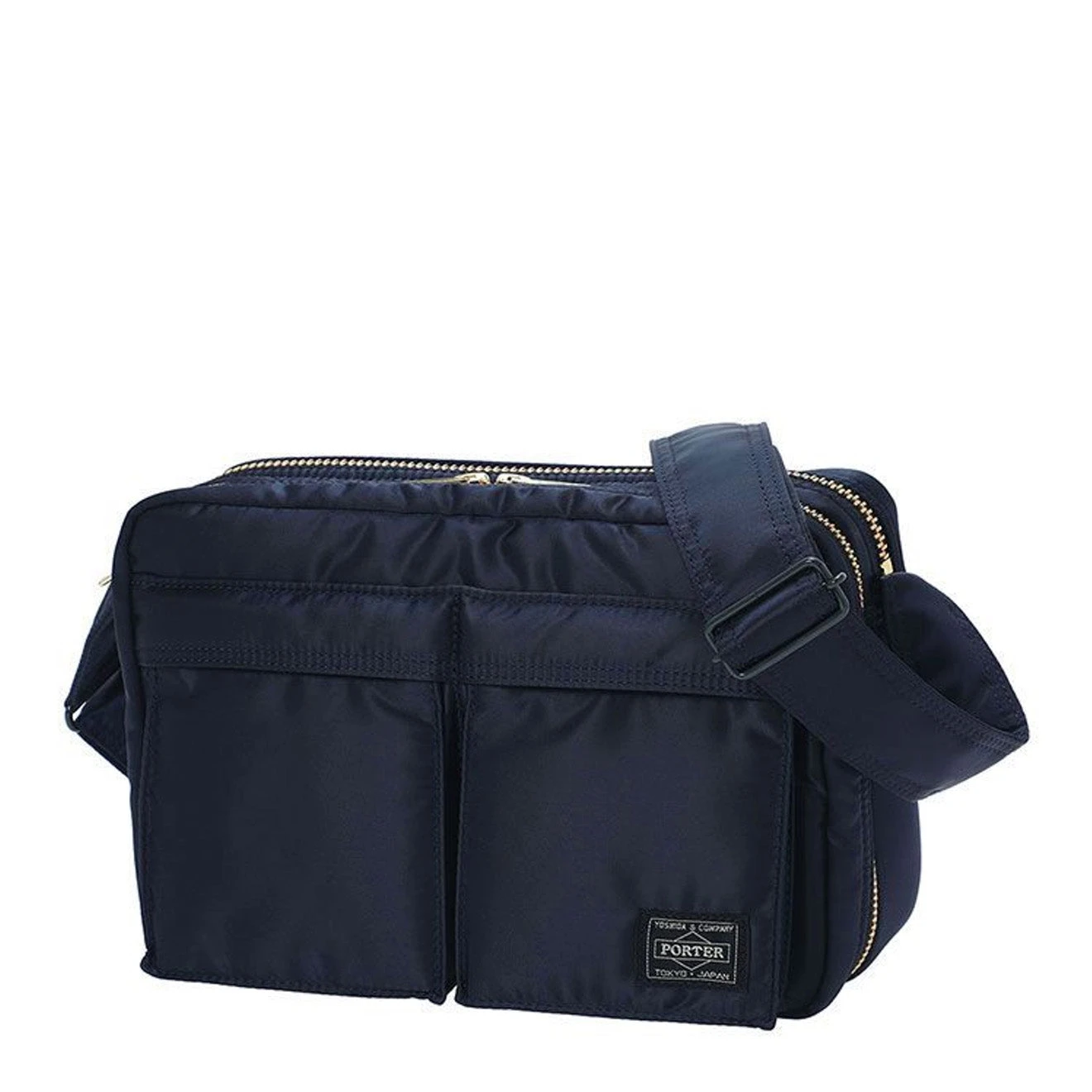 Porter-Yoshida And Co Tanker S Shoulder Bag Iron Blue 1 Porter-Yoshida And Co Tanker S Shoulder Bag Iron Blue
