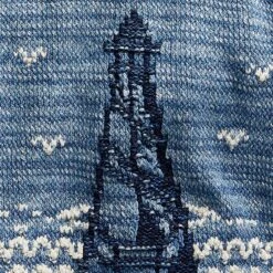 RRL By Ralph Lauren Hand Knit Shawl Cardigan Blue Indigo 7 RRL By Ralph Lauren Hand Knit Shawl Cardigan Blue Indigo -Quality Clothing Store RRL by Ralph Lauren Hand Knit Shawl Cardigan Blue Indigo 16060 4