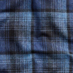 RRL By Ralph Lauren Plaid Wool Cotton Overshirt Dark Blue / Blue -Quality Clothing Store RRL by Ralph Lauren Plaid Wool Cotton Overshirt Dark Blue Blue 6