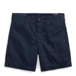RRL By Ralph Lauren Herringbone Twill Field Short Navy