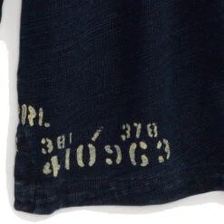 RRL By Ralph Lauren Indigo French Terry Rugby Shirt Indigo -Quality Clothing Store RRLbyRalphLaurenIndigoFrenchTerryRugbyShirtIndigo 3