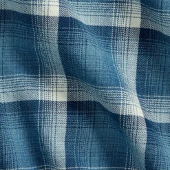 RRL By Ralph Lauren Plaid Twill Workshirt Indigo / Cream -Quality Clothing Store RRLbyRalphLaurenPlaidTwillWorkshirtIndigoCream 2