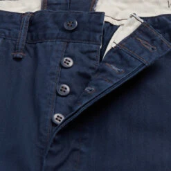 RRL By Ralph Lauren Slim Fit Herringbone Twill Trouser Worth Navy -Quality Clothing Store RRLbyRalphLaurenSlimFitHerringboneTwillTrouserWorthNavy 4