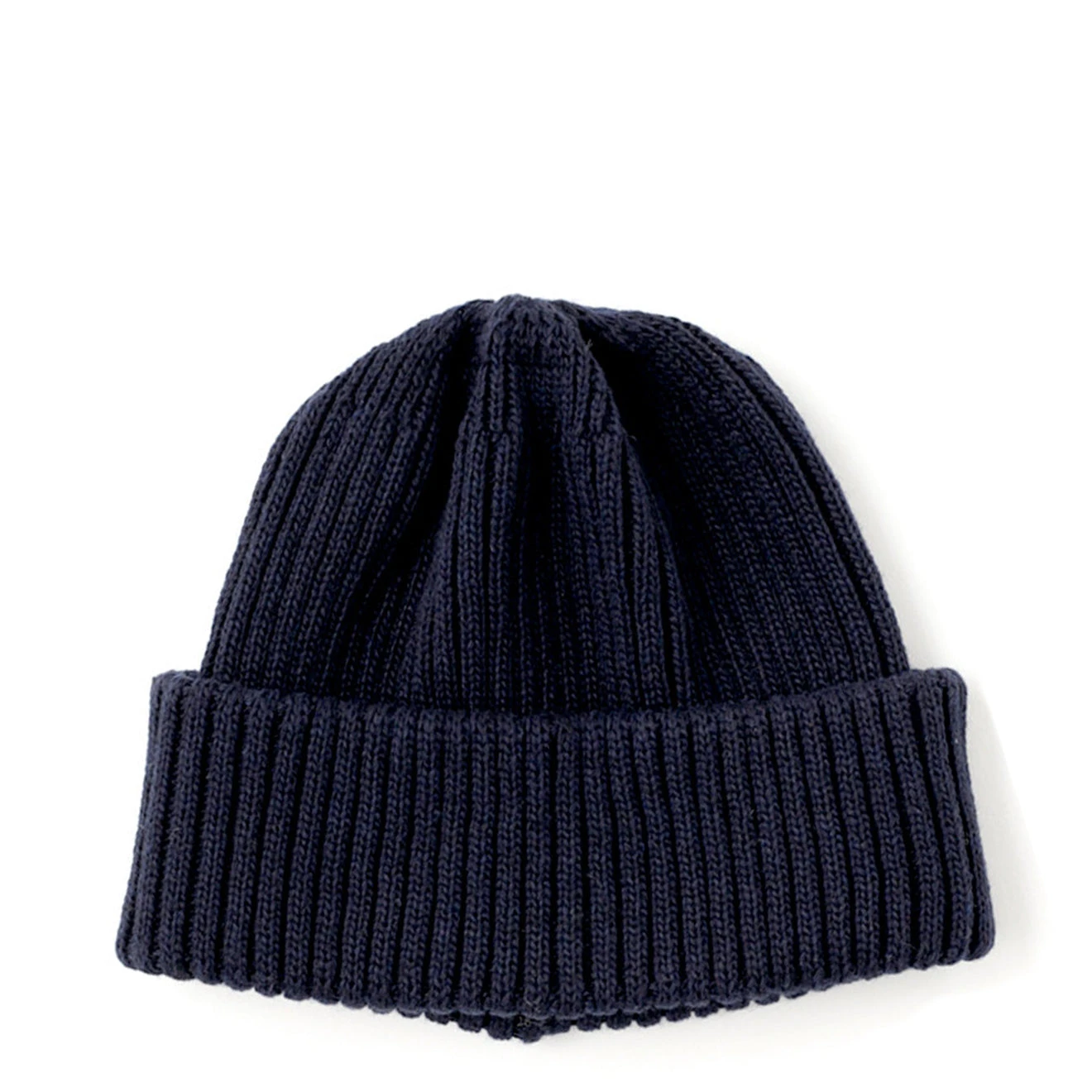 RoToTo Recycle W/PL 2x2 Beanie Navy 1 RoToTo Recycle W/PL 2x2 Beanie Navy