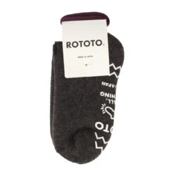 RoToTo Pile Slipper Socks Charcoal
