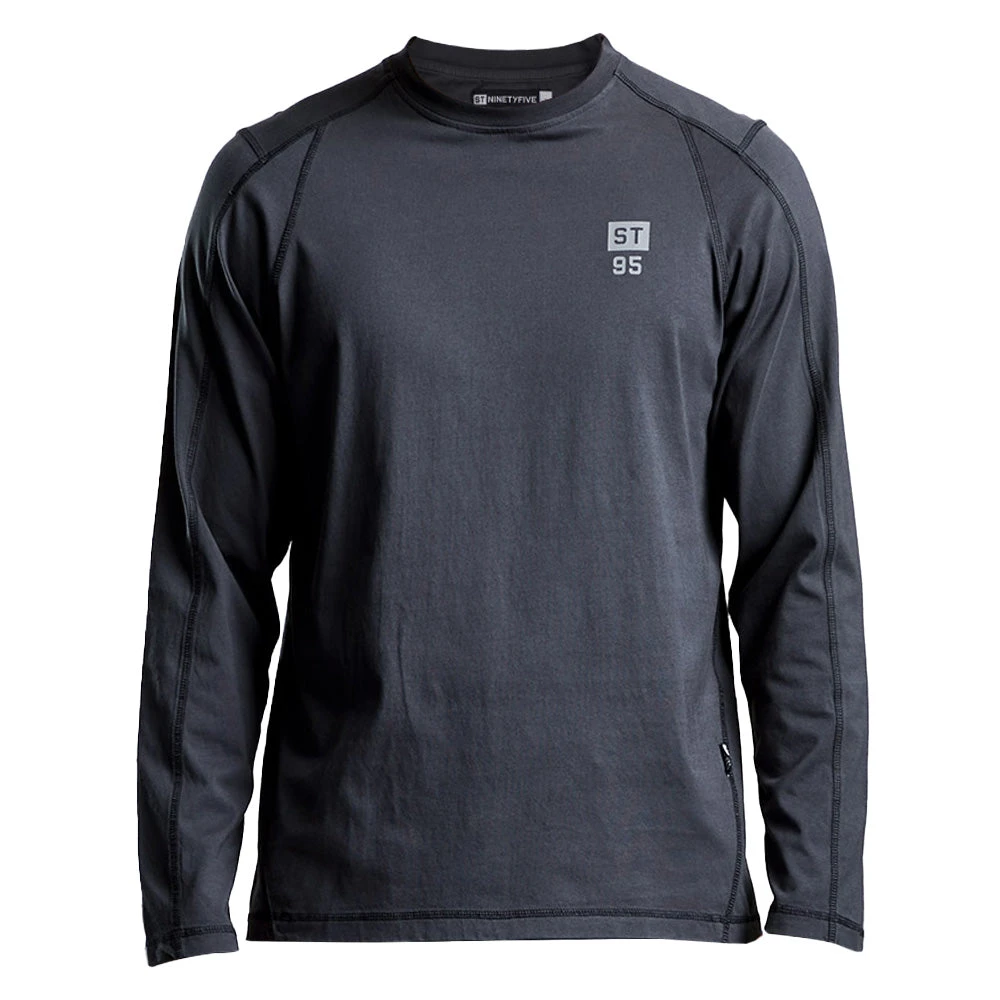 ST95 L/S Slogan Tee Black 1 ST95 L/S Slogan Tee Black