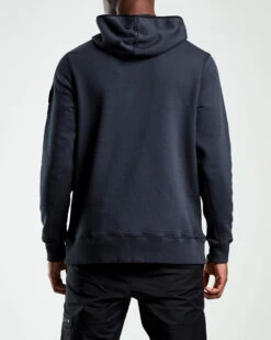 ST95 Globe Pocket Hooded Sweat Black -Quality Clothing Store ST47002 SS BLK 033