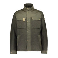 Sasta Tervas Jacket Overshirt Dark Olive