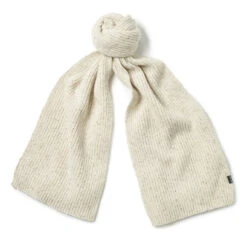 Sebago Warren Scarf White / Natural