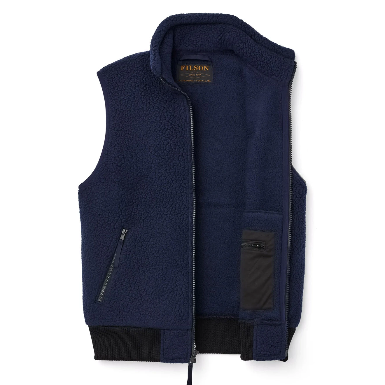 Filson Sherpa Fleece Vest Fathom 3 Filson Sherpa Fleece Vest Fathom - Image 3