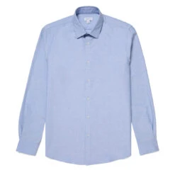 Sunspel Oxford Shirt Light Blue Oxford