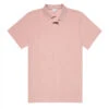 Sunspel Towelling Polo Shirt Shell Pink