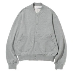 Uniform Bridge Sweat Cotton Stadium Jacket Melange