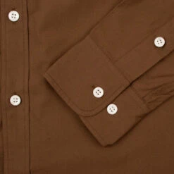 Uniform Bridge All Weather Relax Cotton Shirt Brown -Quality Clothing Store UniformBridgeAllWeatherRelaxCottonShirt Brown 17438 3
