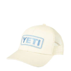 YETI Logo Badge Low Pro Trucker Cap Cream