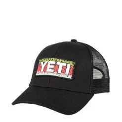 YETI Rainbow Trout Trucker Cap Black