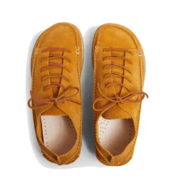 Yogi Finn Suede Lace Up Show On Crepe Turmeric -Quality Clothing Store YogiFinnSuedeLaceUpShowOnCrepeTurmeric29808 2